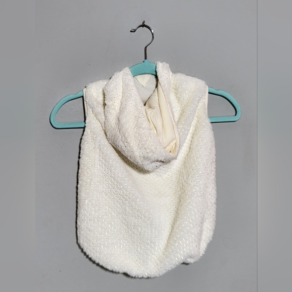 NWT FRISCO Plush Fur Dog Hoodie Ivory White with Gold Specks size X-Large - Picture 4 of 14